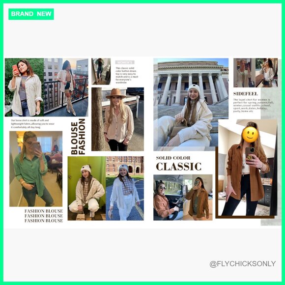 Brushed Plaid Flannel Shacket Jacket Long Sleeve Button Down Casual - Picture 6 of 7